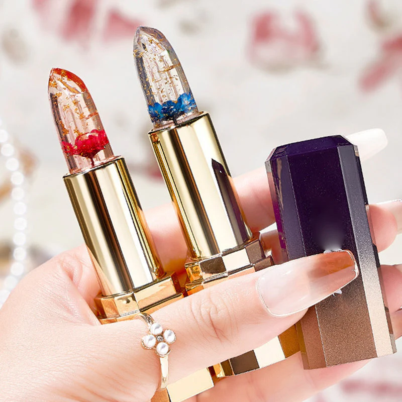 🔥 Le rouge à lèvres le plus chaud Petal Jelly Color Changing 💄 Réparation nourrissante et hydratante fissures sèches Pas de perte de couleur, pas de tasse collante 😍! - Image 6