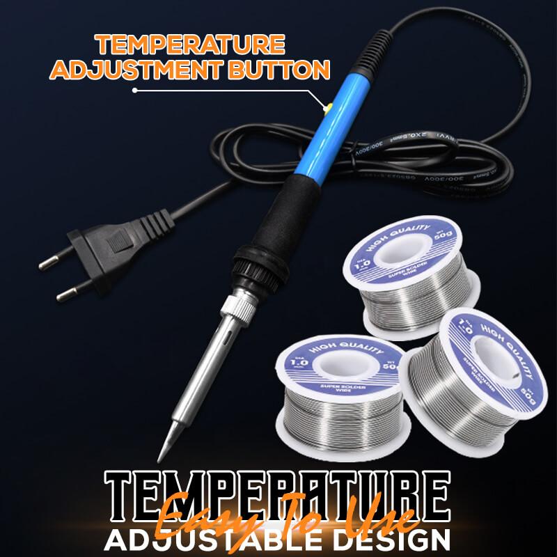 Adjustable Temperature Soldering Iron Wire Set - Image 4