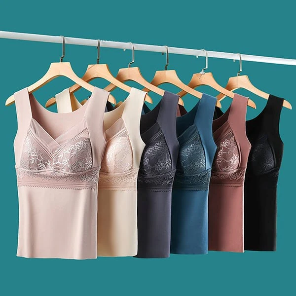 ⚡2 en 1 Soutien-gorge intégré Sous-vêtements thermiques📢📢3 dernières heures : Grande vente⏰⏰ - Image 7
