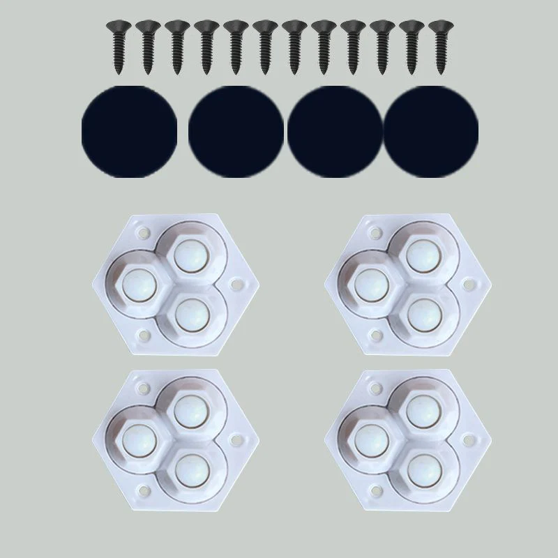 🔥2025 Achetez 5 obtenez 5 gratuitement🔥Nouvelle vente à chaud❤️‍🔥 Roulettes à trois billes pivotant sur 360° 4pcs/pack - Image 12