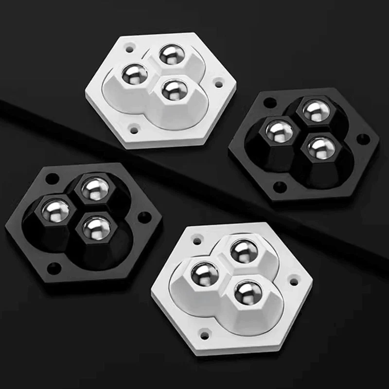 🔥2025 Achetez 5 obtenez 5 gratuitement🔥Nouvelle vente à chaud❤️‍🔥 Roulettes à trois billes pivotant sur 360° 4pcs/pack - Image 13