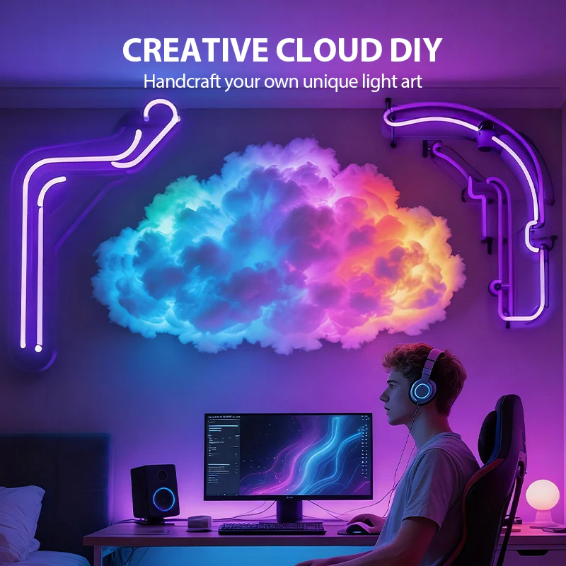 📢📢60% DE RÉDUCTION !!! ✨Lampe décorative LED Thundercloud alimentée par USB🌈☁️ - Image 2