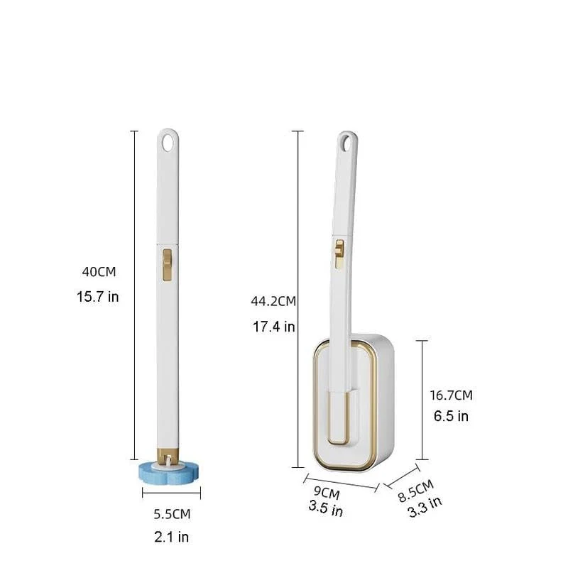 📢📢50 % de réduction !! ⏰ Ensemble de Brosses de Toilette Jetables à Fixation Murale – Hygiénique, Élégant & Gain de Place - Image 10
