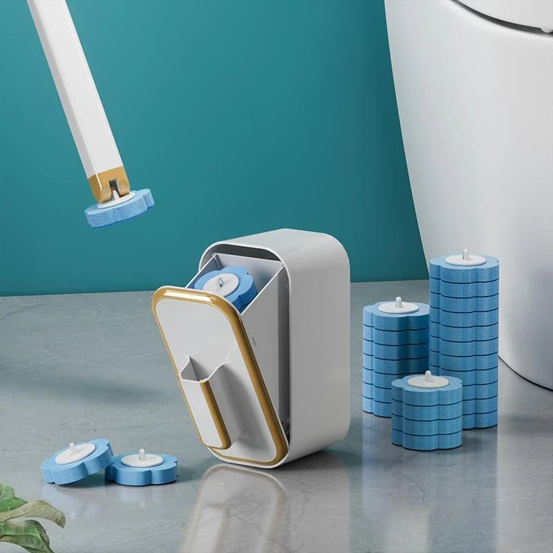 📢📢50 % de réduction !! ⏰ Ensemble de Brosses de Toilette Jetables à Fixation Murale – Hygiénique, Élégant & Gain de Place - Image 5
