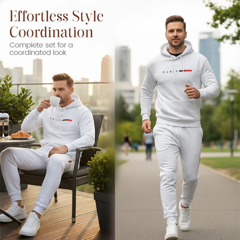 📢📢50 % de réduction !! ⏰Livraison gratuite⏰Ensemble survêtement à capuche pour homme - Image 2