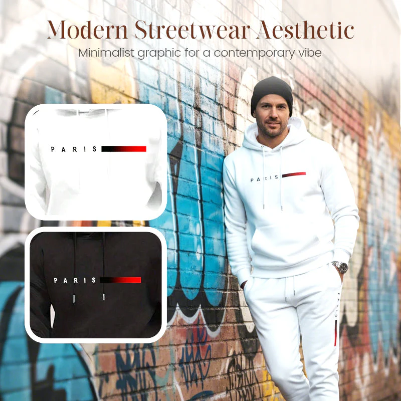 📢📢50 % de réduction !! ⏰Livraison gratuite⏰Ensemble survêtement à capuche pour homme - Image 3