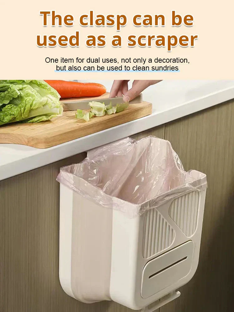 📢📢50 % de réduction !! ⏰Poubelle de cuisine pliable et suspendue - Image 3