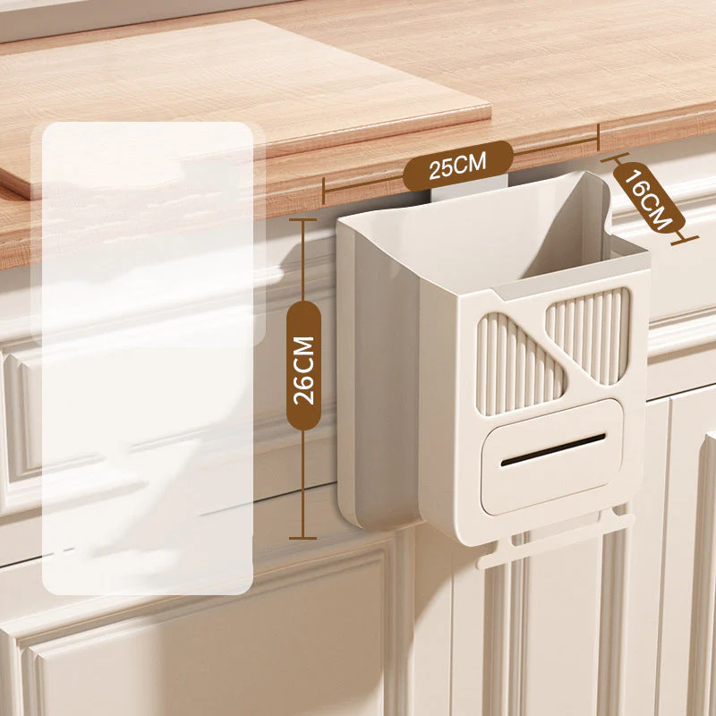 📢📢50 % de réduction !! ⏰Poubelle de cuisine pliable et suspendue - Image 9