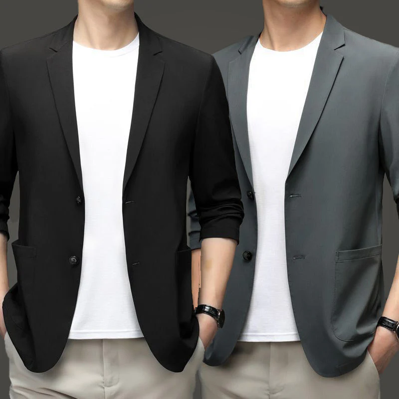 đąđą70 % de rĂ©duction !! â°âšïžMatĂ©riaux prĂ©fĂ©rĂ©sđ„Veste de costume lĂ©gĂšre d'Ă©tĂ© pour homme - Image 8