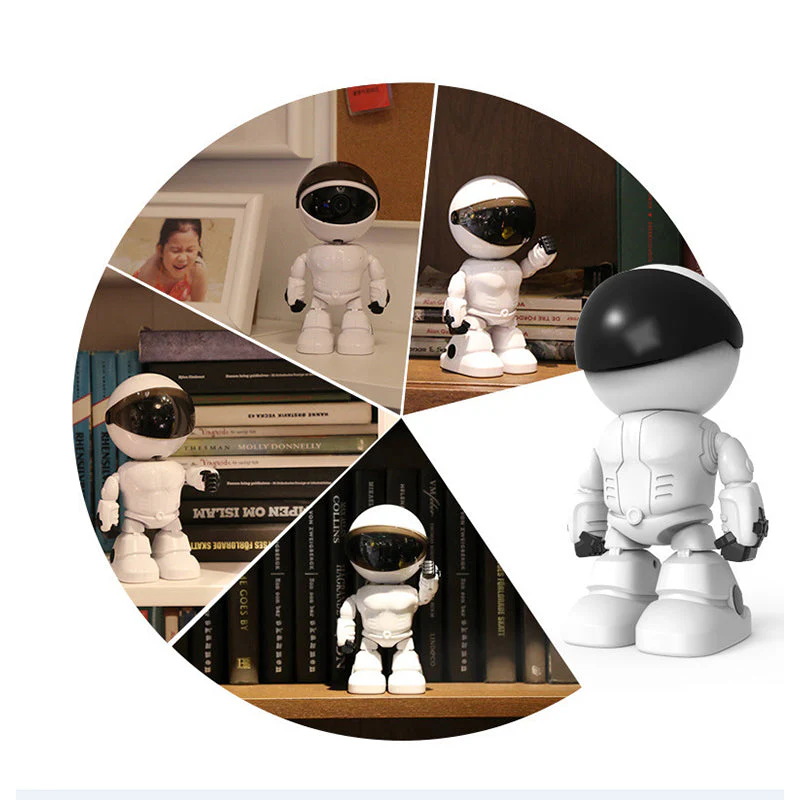 ⏳Spécial à durée limitée⏰Caméra en Forme de Robot Intérieur Sans Fil avec Détection de Mouvement - Image 6