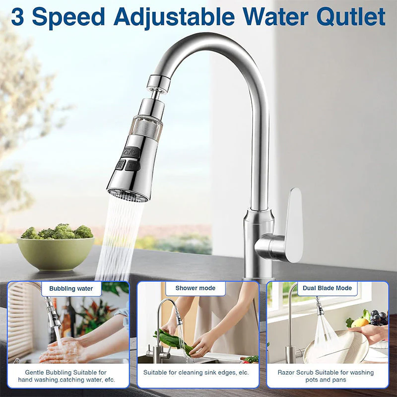 🏆50% de réduction pour une durée limitée💧Aérateur de robinet de cuisine pivotant à 360° - Image 2