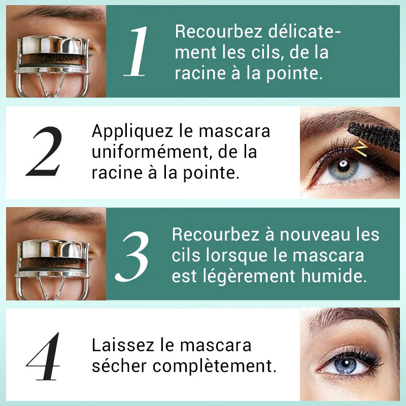 💥Mascara Ultime 2-en-1 – Longueur Extrême & Courbure Parfaite! - Image 6