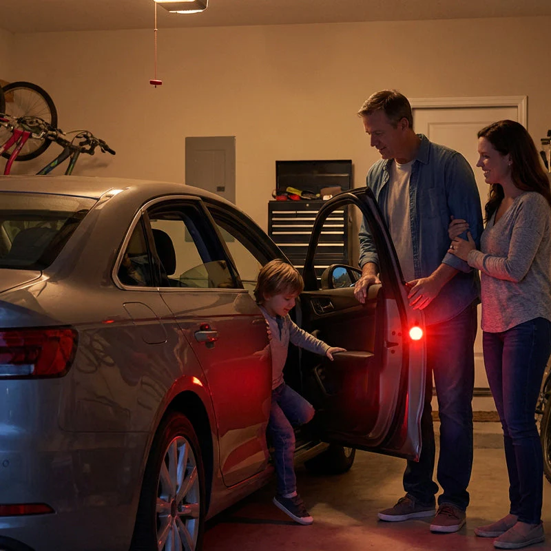 📢📢50 % de réduction !! ⏰Capteur magnétique universel à LED clignotantes pour portières de voiture - Image 4
