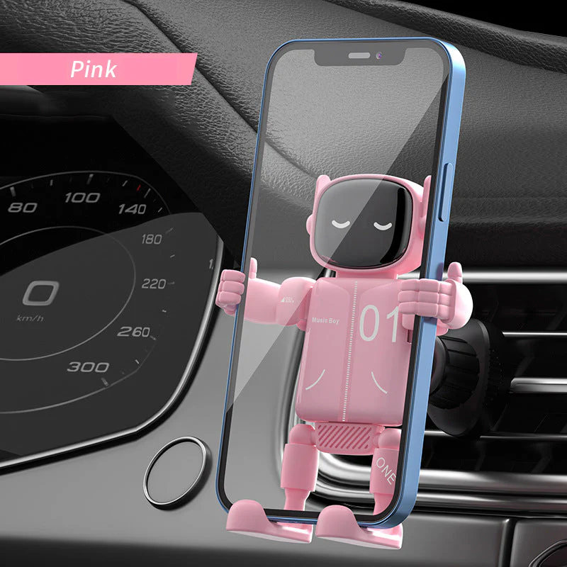 🎉🎉Offre limitée dans le temps : 1 acheté, 1 gratuit🚗🚗 Support de téléphone de voiture universel Robot Creative - Image 12