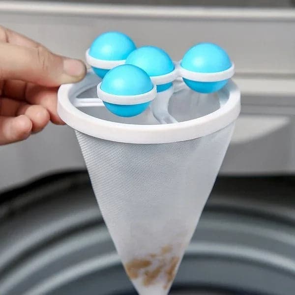 🧼 ACHETEZ 1 - RECEVEZ 1 GRATUIT ! ✨ Sacs Filtrants à Cheveux pour Lave-Linge - Capture les Poils et Peluches, Protège le Tambour et Réduit les Nœuds 📢📢3 dernières heures : Grande vente⏰⏰ - Image 4