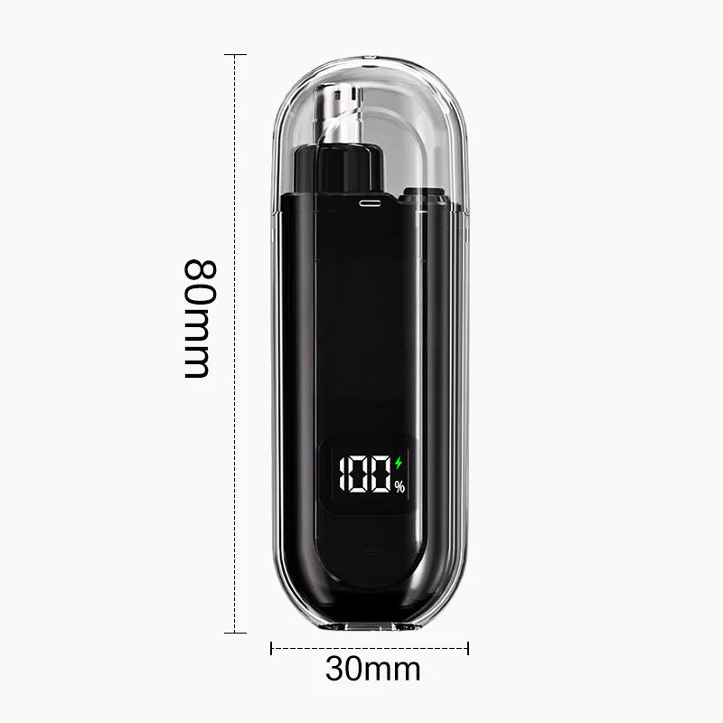 📢📢50 % de réduction !!! 🎅Tondeuse à poils de nez électrique multifonction universelle avec affichage numérique - Image 8