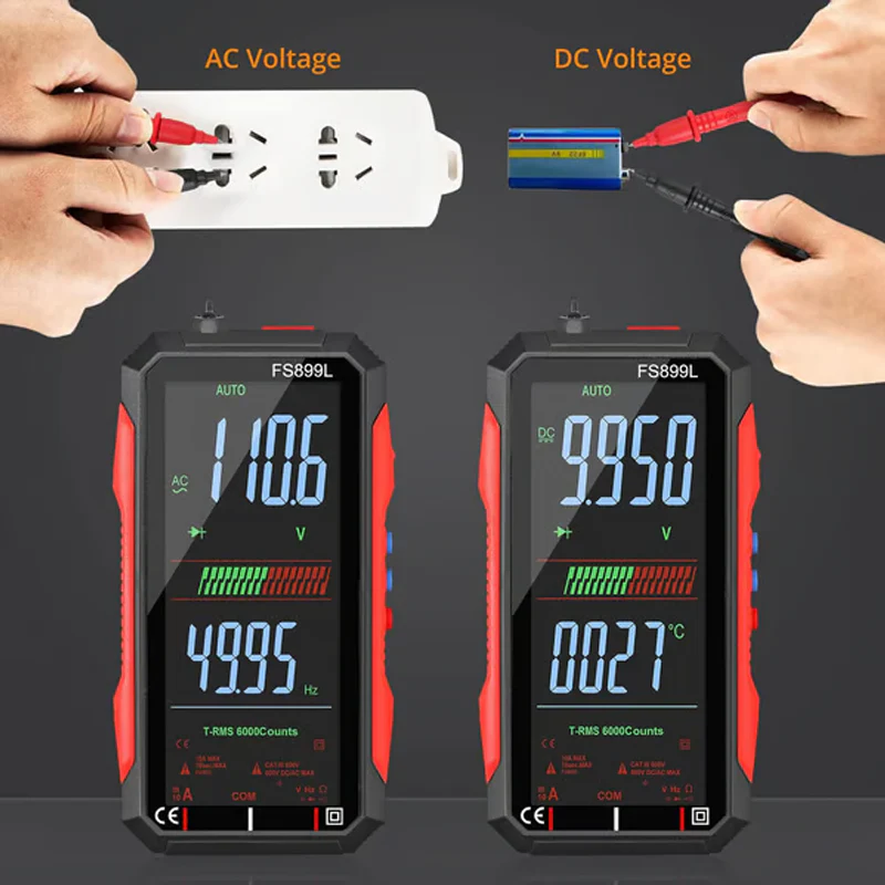 📢📢50 % de réduction !! ⏰Multimètre numérique rechargeable par USB - Image 5