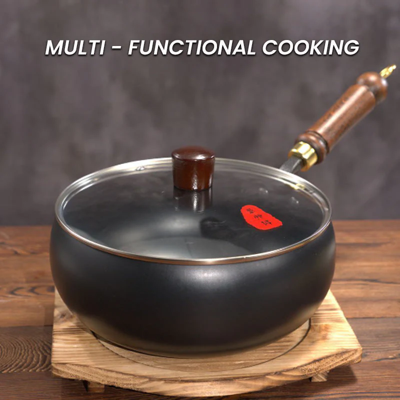 ✨✨✨Durée limitée 75% de réduction🔥Bonne aide dans la cuisine—Pot en fer épais non revêtu - Image 4
