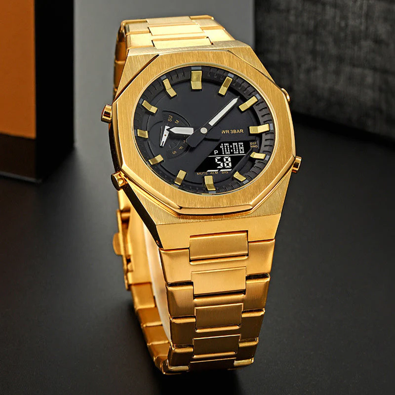 🎁🎁Spécial été 60% de réduction🔥Montre à quartz multifonctionnelle pour hommes - Image 2