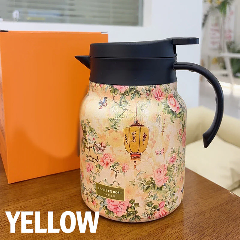 🔥Offre de réduction🔥Théière 1000ml isolée sous vide avec passoire - Image 10