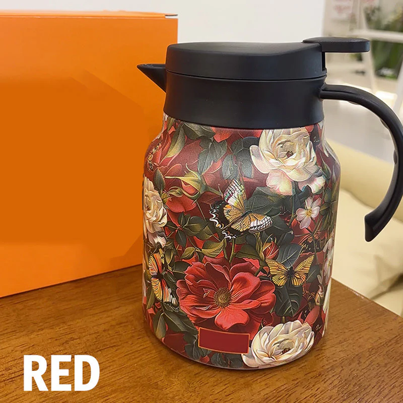 🔥Offre de réduction🔥Théière 1000ml isolée sous vide avec passoire - Image 9