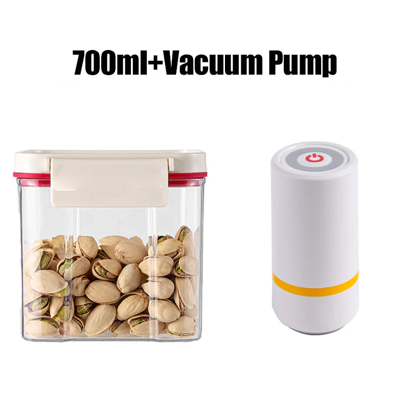 💥prix très bas💥 Bocaux de stockage en plastique scellés sous vide avec pompe - Image 10