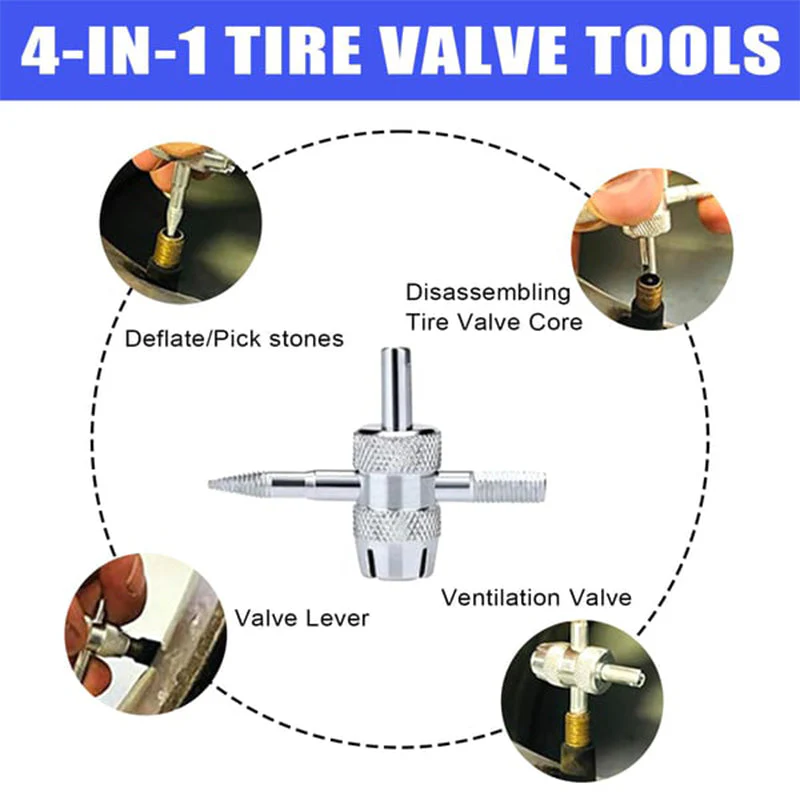 📢📢55 % de réduction !!!✨ Kit d'outils pour changer rapidement les valves de pneus de voiture - Image 4