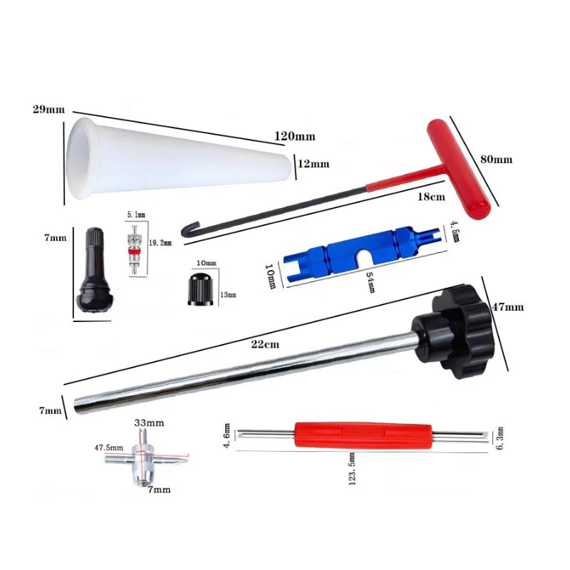 📢📢55 % de réduction !!!✨ Kit d'outils pour changer rapidement les valves de pneus de voiture - Image 6