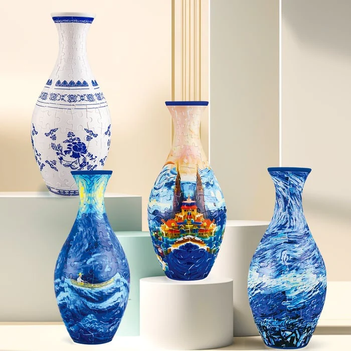 ✨ Nouvelle sortie, prix spécial !✨Vase 3D Art Puzzle🧩