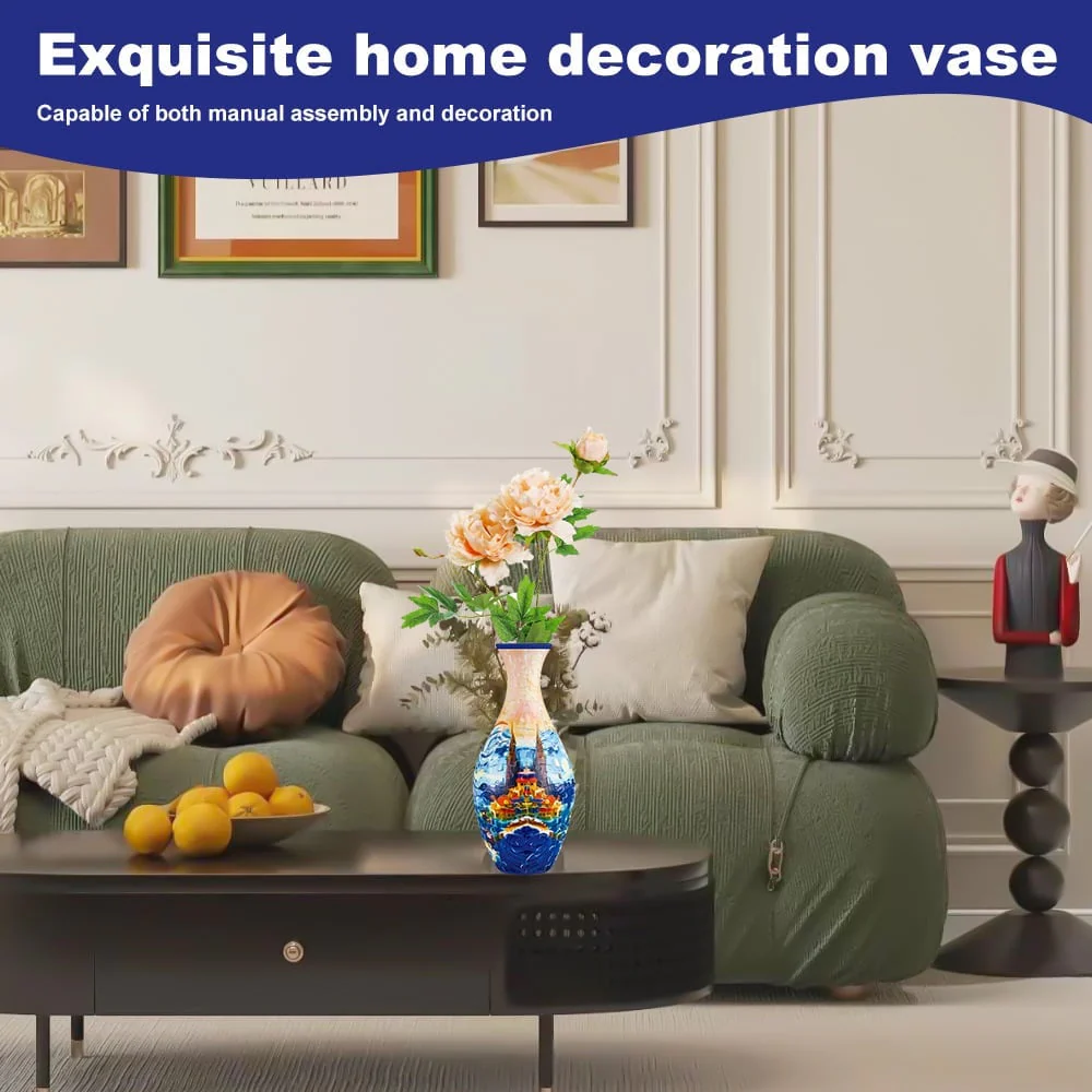 ✨ Nouvelle sortie, prix spécial !✨Vase 3D Art Puzzle🧩 - Image 2