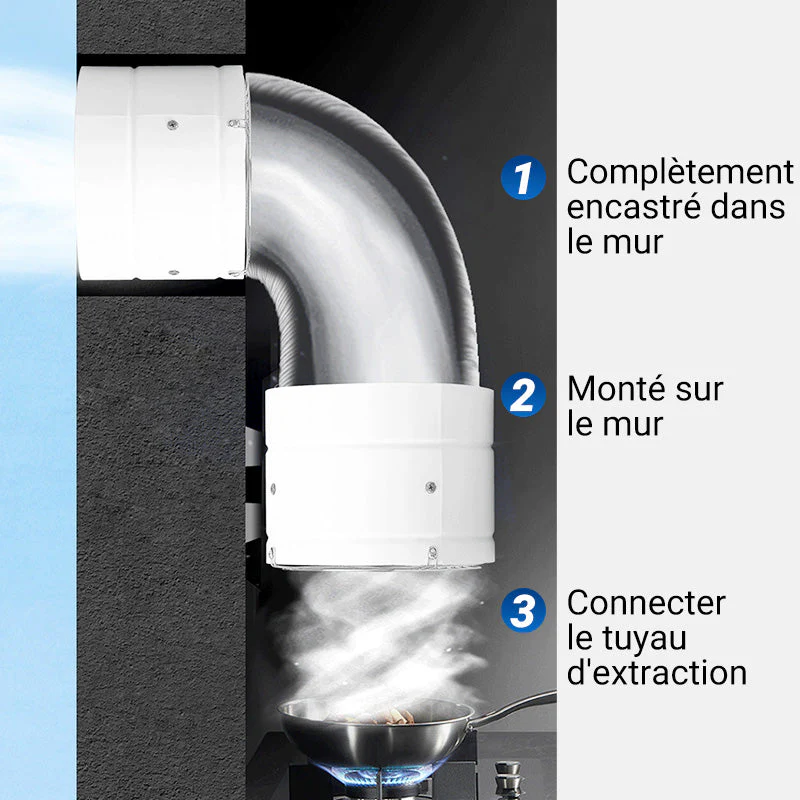 Pousbo® [Super Succion] Ventilateur d'Extraction Puissant et Silencieux - Image 9