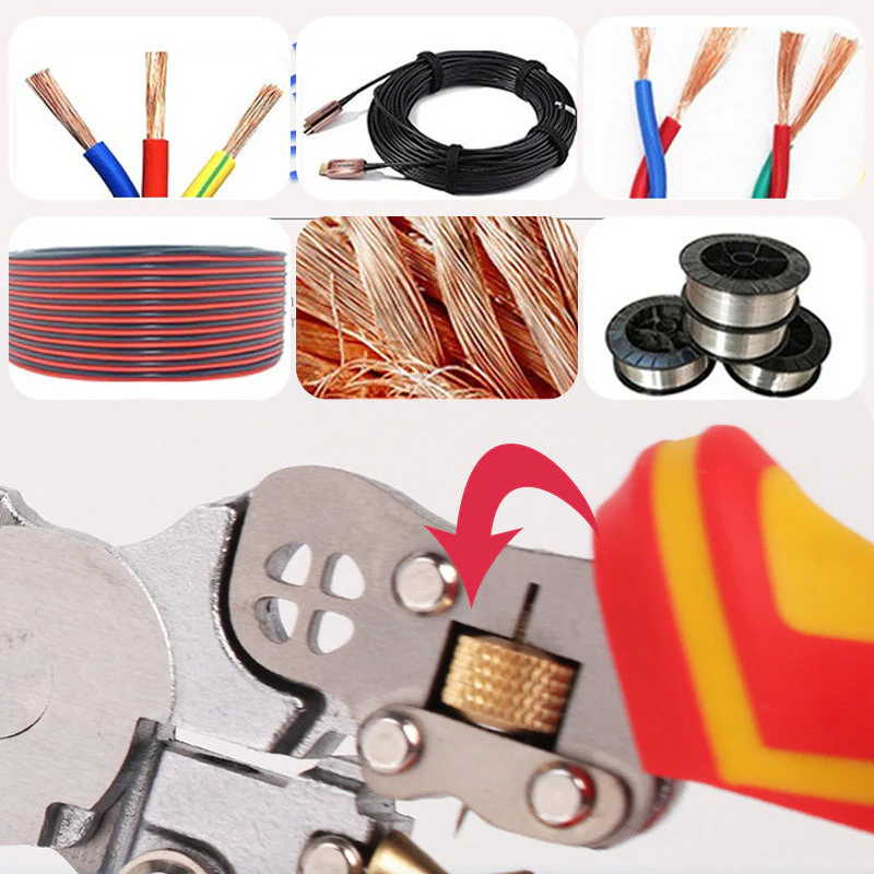 ✅🧰Pince à dénuder multifonctionnelle 8 en 1 avec mesure de l'électricité - Image 5