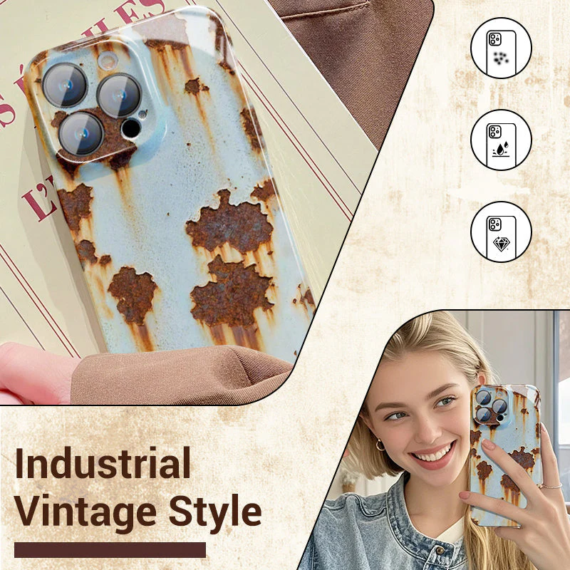 🏆📱Coque rigide Vintage Rust pour iPhone👑 - Image 8