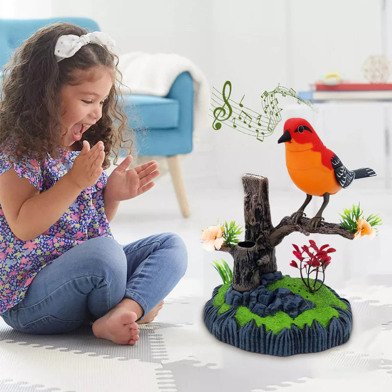 đŠJouet interactif en forme d'oiseau gazouillant activĂ© par la voix - Image 3