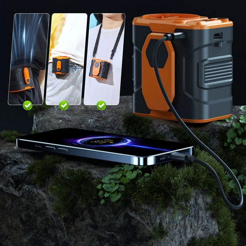 🍃🔥2025 ventes chaudes🔥 Ventilateur portable à suspension lombaire ultra - froid - Image 7