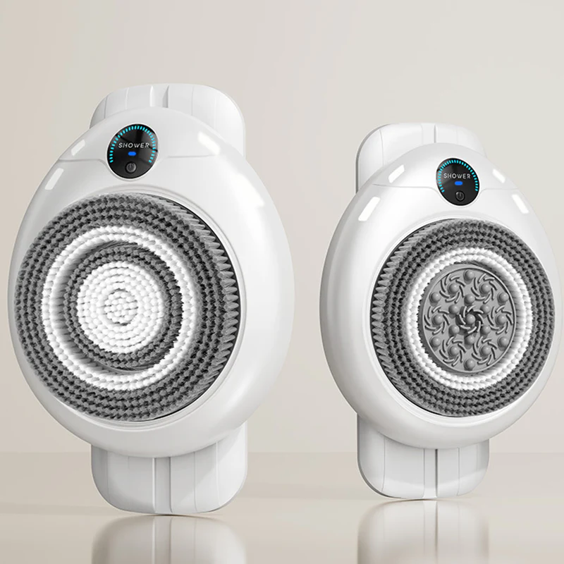 📢📢50 % de réduction !! ⏰ Scrubber électrique mural – Massage 3D, design horizontal et étanche ⚡ - Image 8