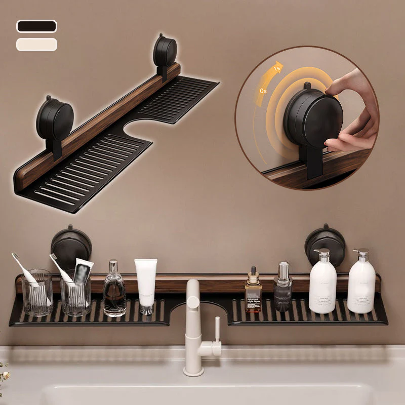 đâšVente de nouveaux produits - 62 % de rĂ©ductionâšĂtagĂšre de Salle de Bain Ă Ventouse en Noyer