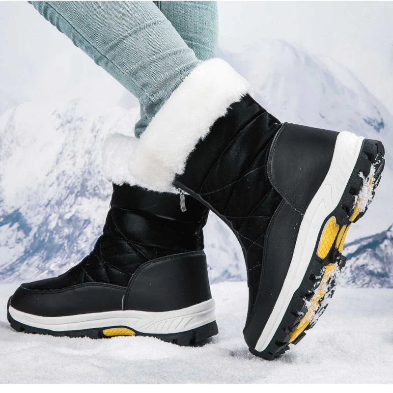🔥DERNIER JOUR DE SOLDES 50 % DE RÉDUCTION🔥 Bottes de neige chaudes antidérapantes à fermeture éclair pour femmes - Image 7