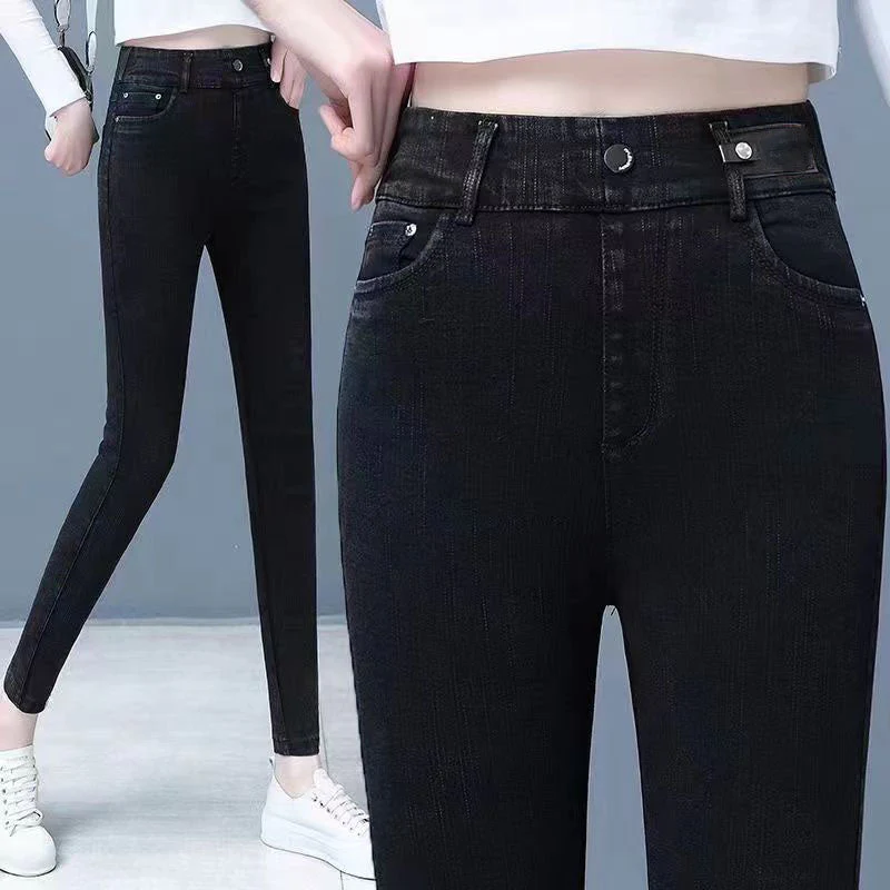 👖 70% DE RÉDUCTION! ✨ JEAN SKINNY CHAUD - Taille Haute & Tissu Stretch, Confort Optimal pour l'Hiver, Style Tendance pour Quotidien et Sorties ❄️💃 - Image 10