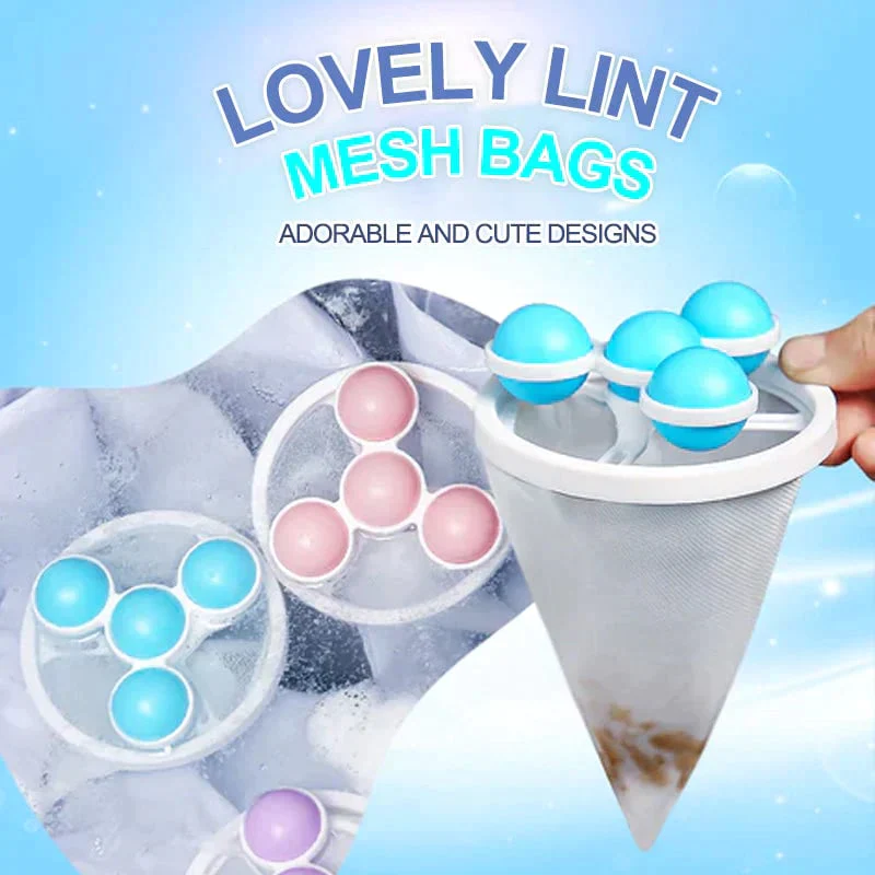 Sac filtre flottant pour lave - linge balle de nettoyage - Image 3