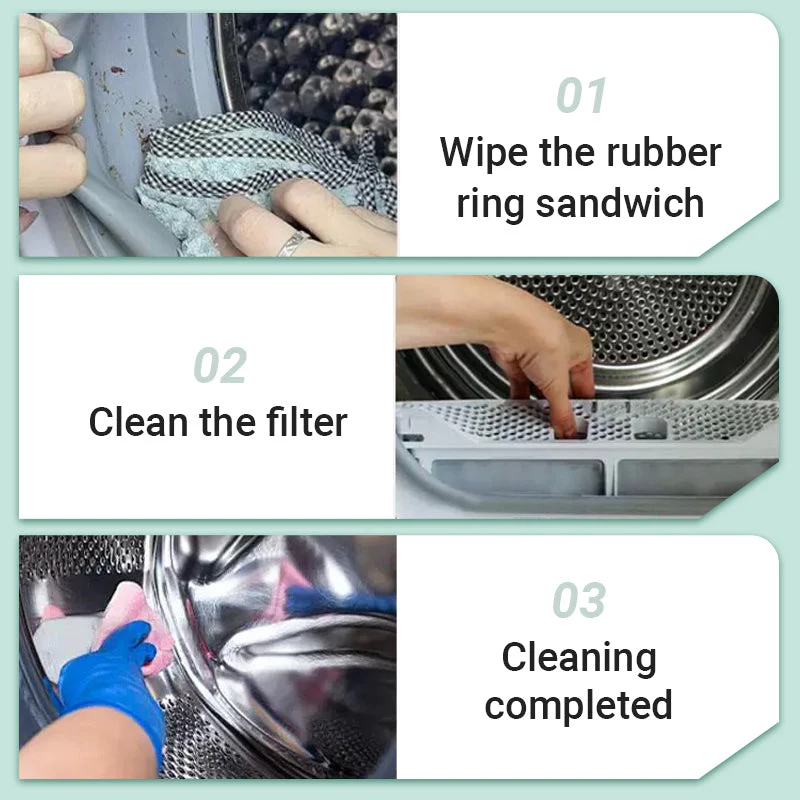 ⏳Spécial à durée limitée⏰ Nettoyant pour machine à laver – Efficace et pratique pour un linge propre 💧🌟 - Image 7