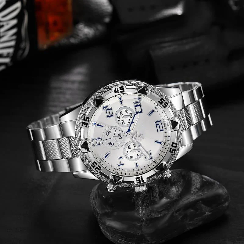📢📢70 % DE RÉDUCTION !! ⏰ Ensemble de 6 montres pour homme – Collection élégante, coffret cadeau raffiné et parfait pour toutes les occasions ✨📦 - Image 3