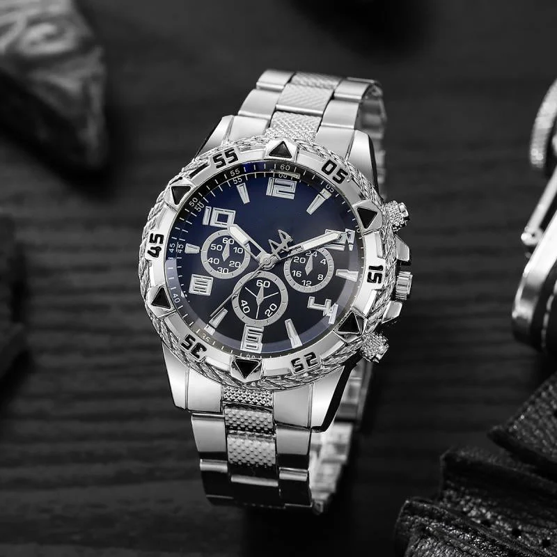 📢📢70 % DE RÉDUCTION !! ⏰ Ensemble de 6 montres pour homme – Collection élégante, coffret cadeau raffiné et parfait pour toutes les occasions ✨📦 - Image 7