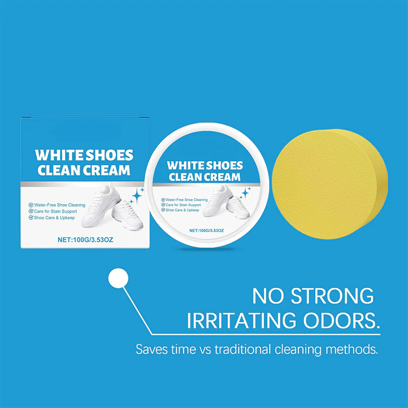 📢📢achetez 2 et obtenez 1 gratuit ⏰Crème nettoyante sans eau pour chaussures blanches - Image 10