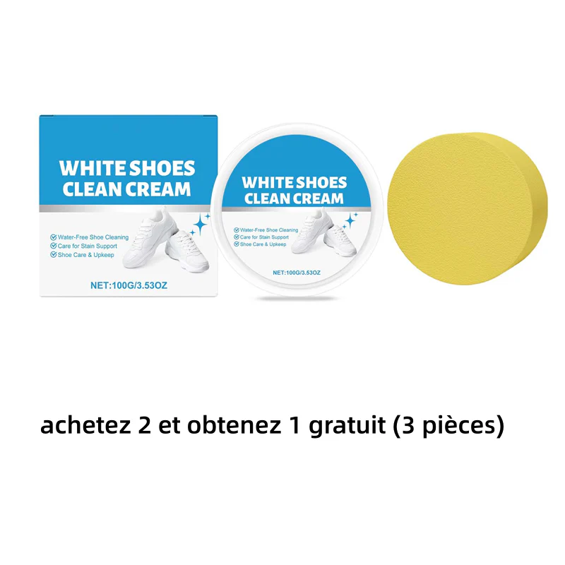 📢📢achetez 2 et obtenez 1 gratuit ⏰Crème nettoyante sans eau pour chaussures blanches - Image 13