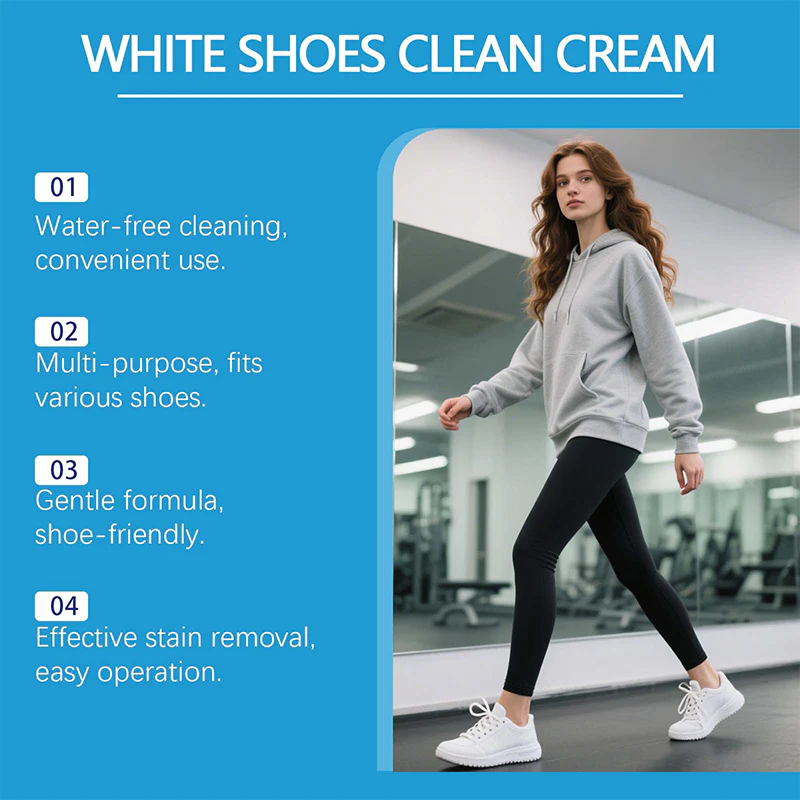 📢📢achetez 2 et obtenez 1 gratuit ⏰Crème nettoyante sans eau pour chaussures blanches - Image 5
