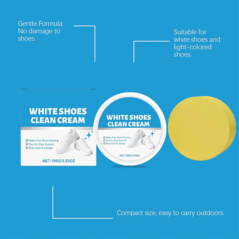 📢📢achetez 2 et obtenez 1 gratuit ⏰Crème nettoyante sans eau pour chaussures blanches - Image 9