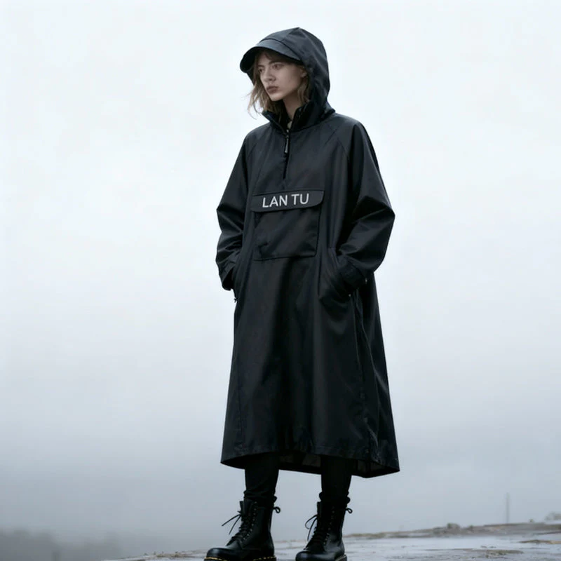 📢📢50 % de réduction!!!📍Imperméable long à capuche pour scooter - Image 8