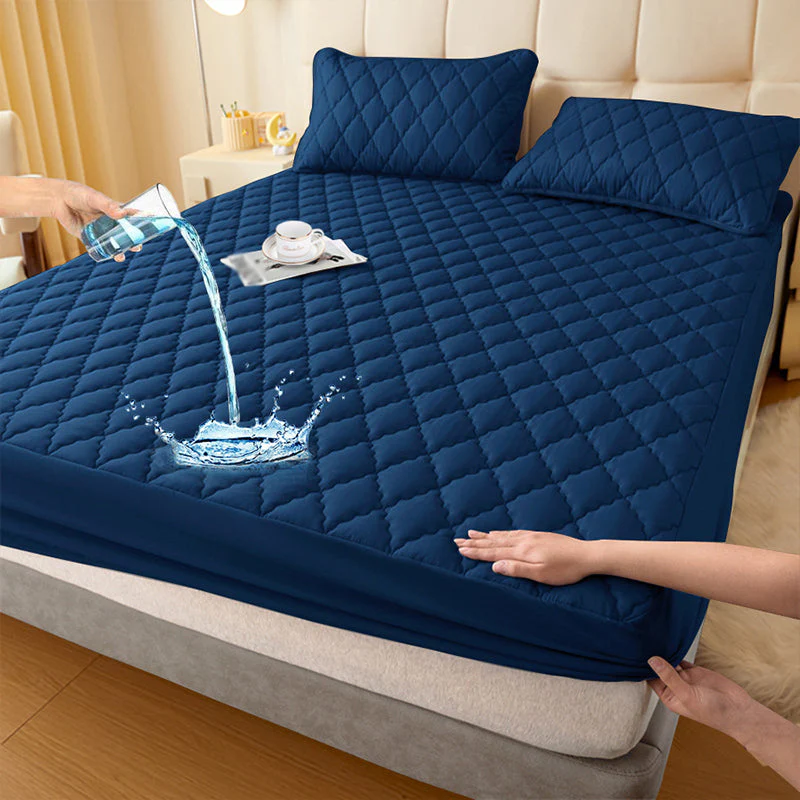 Ensemble imperméable de housse de matelas matelassée et taies d'oreiller - Image 10
