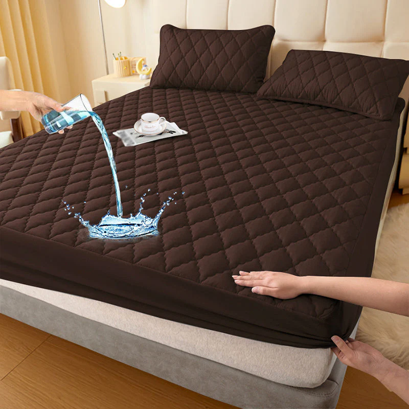 Ensemble imperméable de housse de matelas matelassée et taies d'oreiller - Image 16